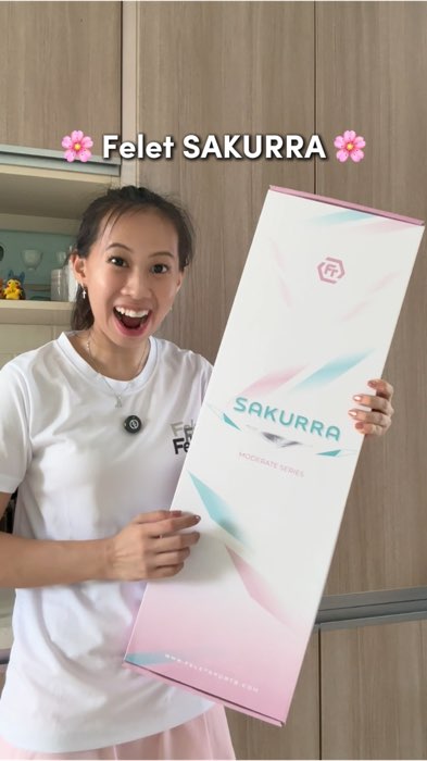 Felet Sakurra 🌸🥰 raket badminton cewek #raketfelet #raketcewek #raketbadminton #raketpink