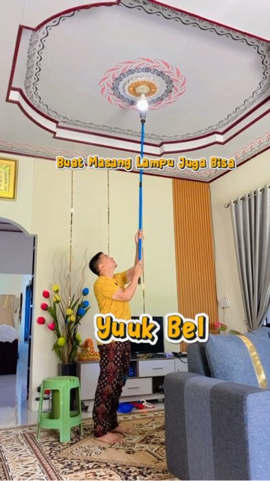 Tongkat pemutar Lampu Panjang #RacunShopeeCheck #GakNyeselBeliIni #RacunShopee #SpillBawaBerkah #ShopeeCOD #ShopeeLook #GratisOngkirRP0