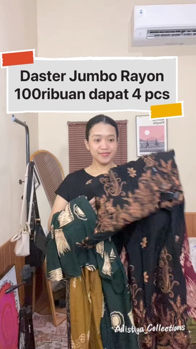 Memanggil para emak emak di Indonesia #Diskon40RB #DiskonRacunShopee #RacunShopee #SpillRacunShopee #dasterjumbo #dasterrayon