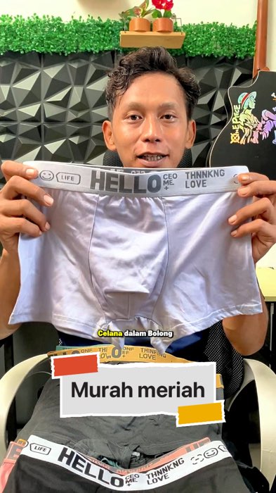 Celana dalam boxer pria #celanadalam #celanadalampria #celanadalamboxer #shopeevideo