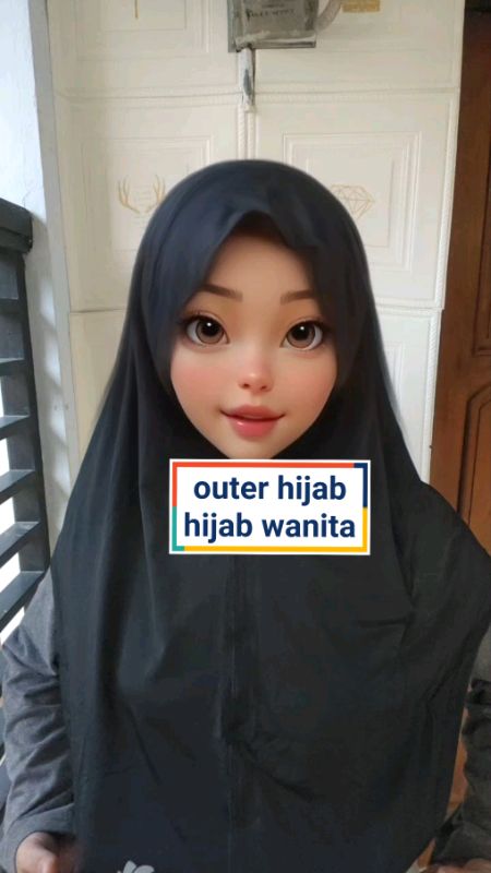 Outer hijab simple, nyaman dipakai seharian dan mudah dipadukan dengan berbagai outfit. ✨  #OuterHijab #HijabWanita #HijabFashion