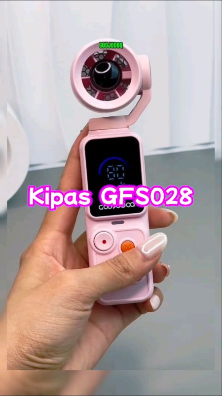 Anginnya yang sejuk bikin kamu tetap segar seharian di mana pun. Ringkas, elegan, dan bisa masuk tas kecil kamu #kipasangin #goojodoq #gfs028 #kipas