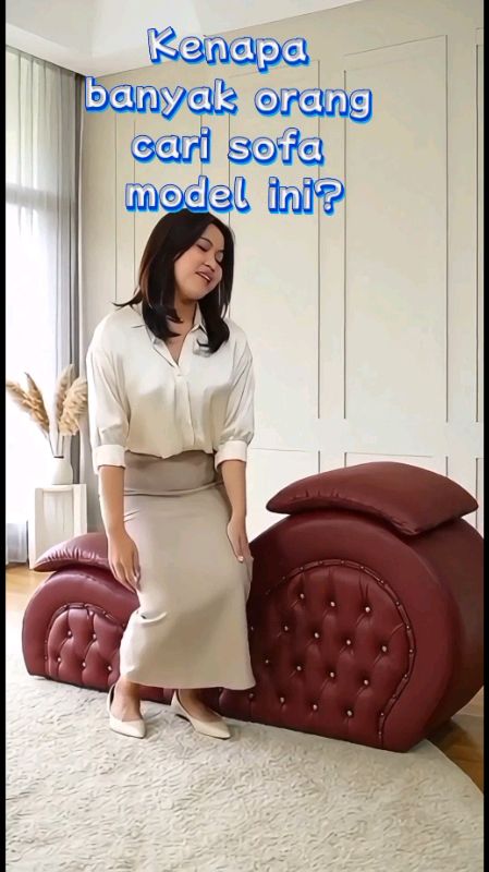 Sofa Tantra Elegan Minimalis – Sofa Pasutri Multifungsi. #RacunShopee #shopeevideo  #sofatantra  #sofanyaman  #furnitureminimalis