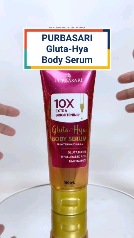 Body serum 10x lebih mencerahkan dibanding Vit. C! #purbasari #purbasaribodyserum #SpillRacunShopee #RacunShopee #DiskonRacunShopee #ShopeeBeautyHaul