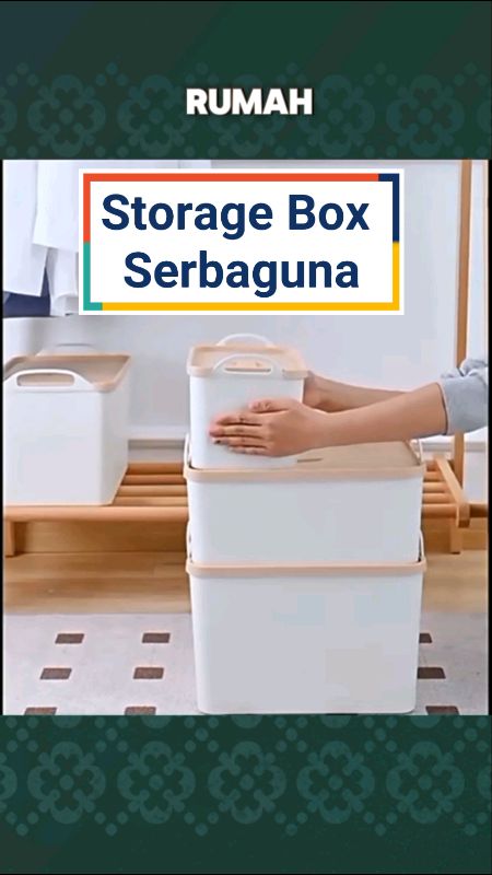 Storage Box Serbaguna❗#StorageBox #KotakPenyimpanan #OrganizerRumah #RakSerbaguna #HematTempat #RumahRapi #DekorasiRumah #ShopeeFinds #ShopeeAffiliate