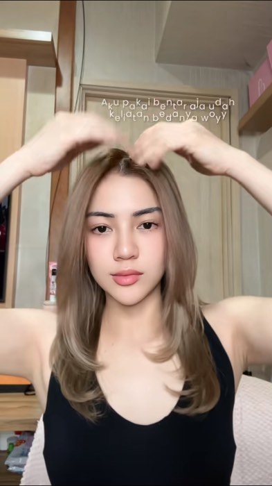 catokan super duper bikin rambut jadi cantik dan pastinya tidak merusak rambut😍😘 #cyekin #catokanrambut
