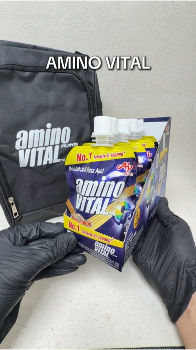 aminoVITAL™ - Bentuk Jeli Rasa Apel dengan Asam Amino #aminovital #aminovitalajinomoto #amino #asamamino #suplemen #RacunShopee