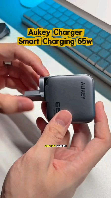 AUKEY CHARGER 65W SMART FAST CHARGING ✅ #DiskonRacunShopee #GratisOngkirRP0 #Diskon50Persen #Diskon40RB #RacunShopeeCheck #ShopeeCOD #Diskon30RB