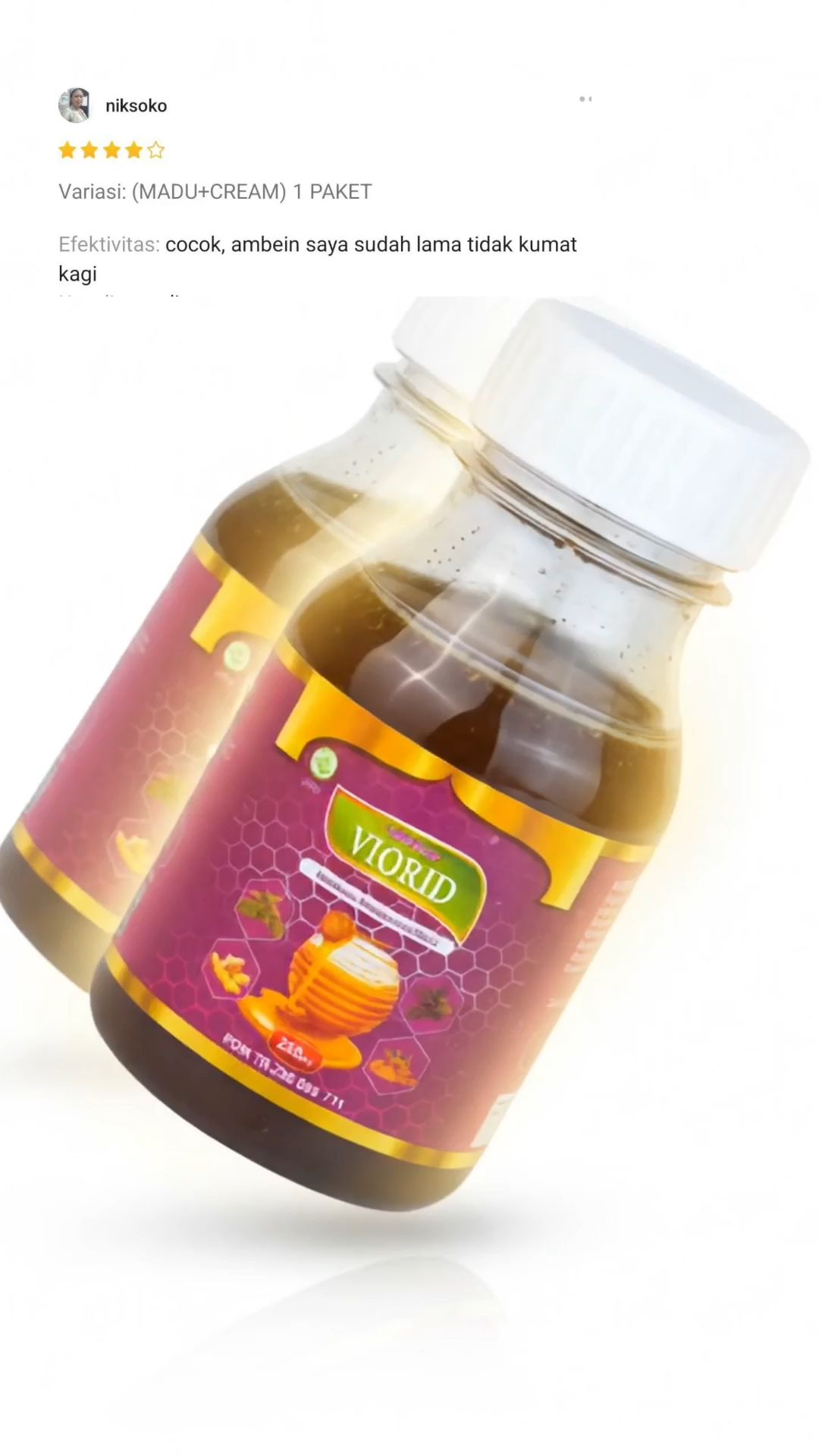 Viorid Obat Wasir Paling Ampuh Herbal Madu dan Kapsul Ambeien Luar Cepat pendarahan Original Stadium  2 3 4 Ambeyen #ObatWasir #obatambeien #viorid