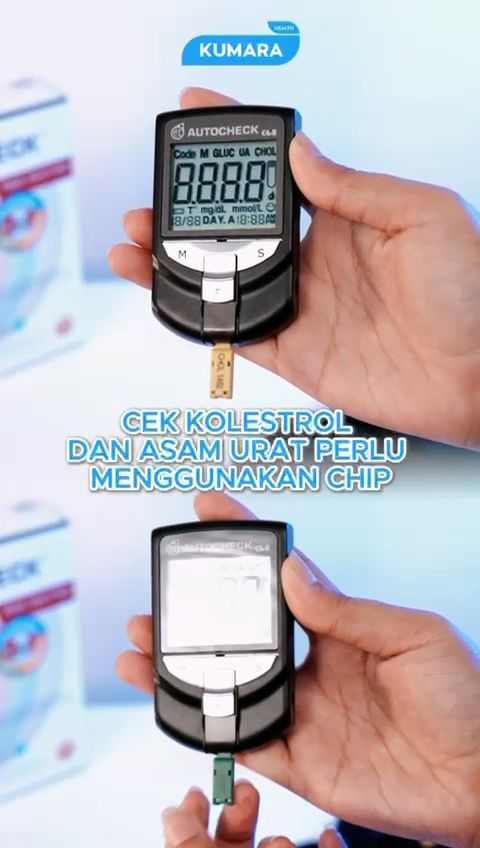 Cara cek GCU dirumah tanpa perlu antri. #guladarah #kolesterol #asamurat #autocheck #autocheck3in1 #alatcekgcu #kumarahealth #reviewshopee