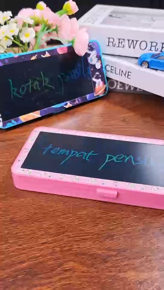 Tempat pensil LED bisa dicoret & nyala ✏️💡 Seru, kreatif, bikin anak makin semangat belajar 💛 #Aimilo #TempatPensil #LED #AlatTulis #anakkreatif
