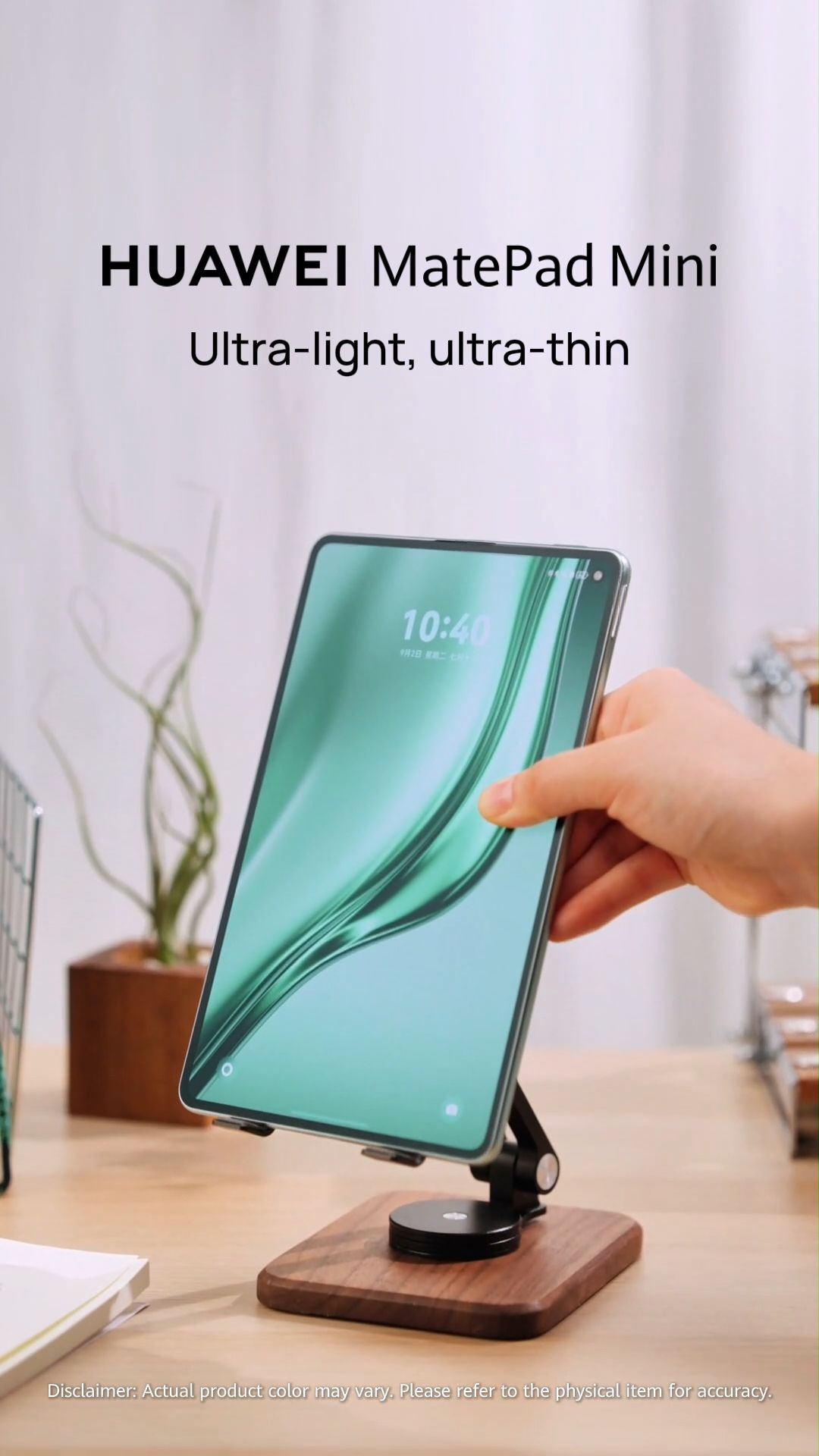Minimal design, maximum impact.
Sleek edges, refined finish, crafted to stand out in every detail.
A tablet that looks as good as it feels. #tablet