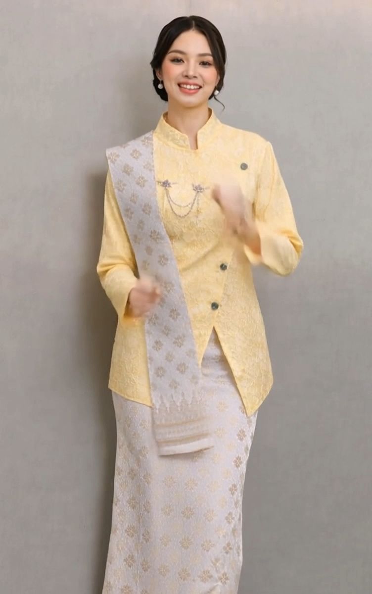 set kebaya janggan #janggan #roksongket #kebayajanggan #kebayabutteryellow #butteryellow #kebayakekinian