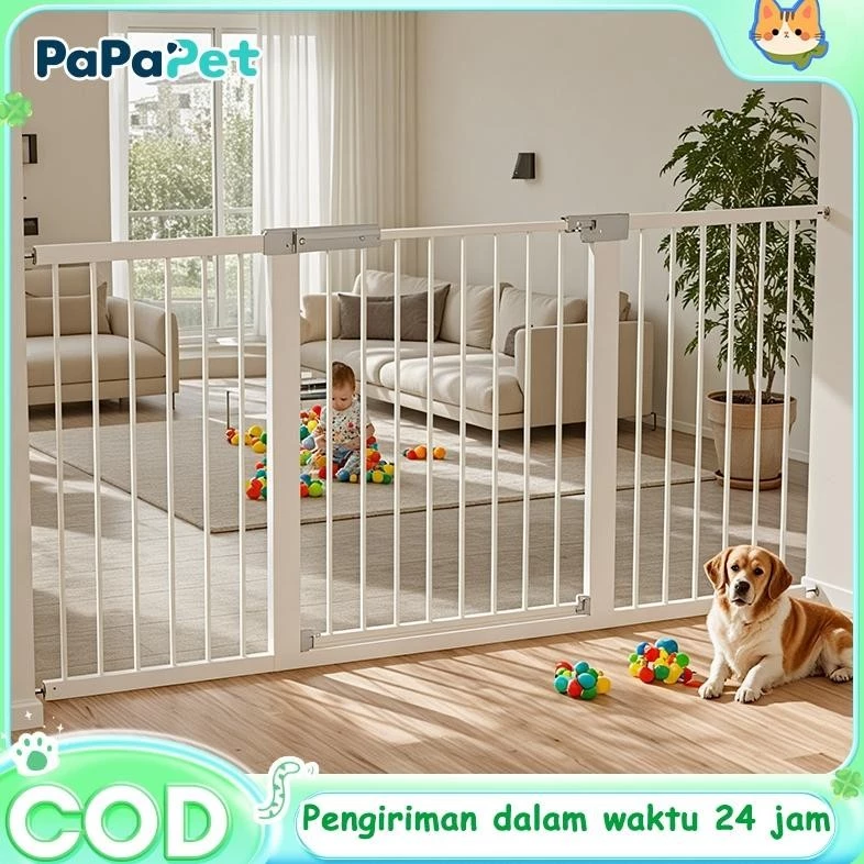 Baby Safety Gate Pagar Pengaman Bayi untuk Pintu dan Tangga Mudah Dipasang Kuat dan Aman Ready stock BANJARBARU