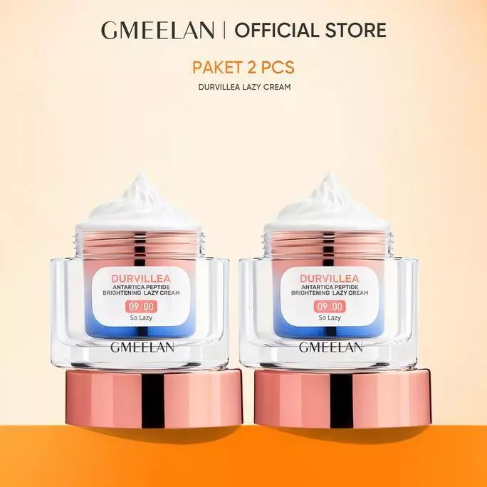 INDRAPABUALAN - GMEELAN 2PCS MENCERAHKAN KULIT DURVILLEA POLYPEPTIDE KRIM PEMULIHAN MULTI-FUNGSI 30G BRIGHTENING FACIAL DAY & NIGHT CREAM SEA BUCKTHORN CALMING MOISTURIZER WHITENING SKINCARE