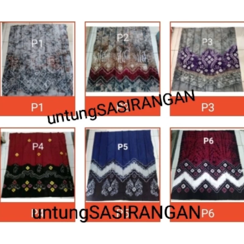 KAIN SASIRANGAN KHAS BANJARMASIN KATUN POLYSIMA