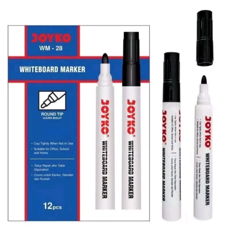 Spidol Bisa di Hapus Joyko WM-28 Whiteboard Marker