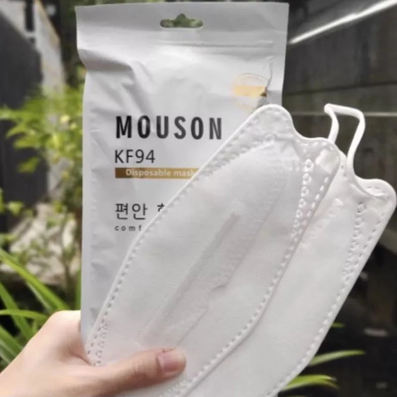 MASKER KF94 MOUSON ISI 10 PCS PER PACK WARNA HITAM PUTIH PINK COKLAT NUDE HIJAU HARGA MURAH BANJARMASIN KALIMANTAN KALSEL | RUMIFY