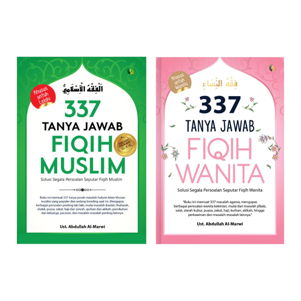 Buku 337 Tanya Jawab Fiqih Muslim & 337 Tanya Jawab Fiqih Wanita