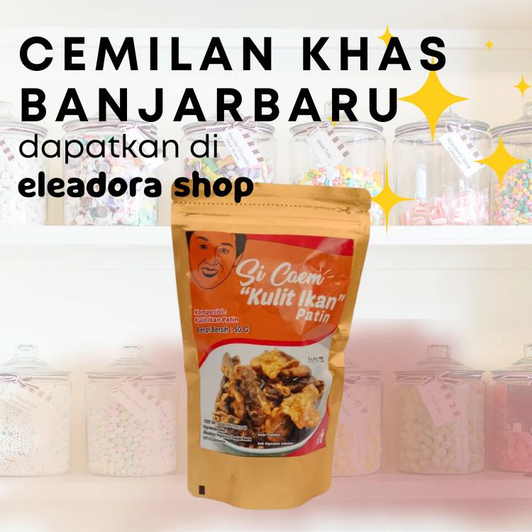 Si Caem Kulit Ikan Patin - Kerupuk Kulit Ikan Patin Banjarbaru