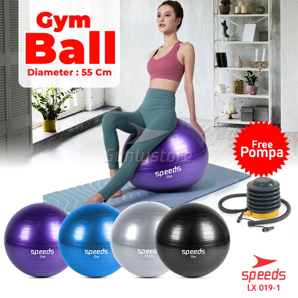 SPEEDS Gymball fitness/Bola yoga alat olahraga 