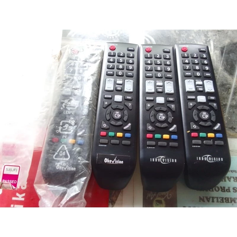 Remote Set Box Receiver Indovision Original