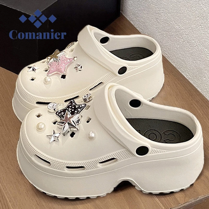 Comanier Sandal Baim Wanita Wedge Platform EVA