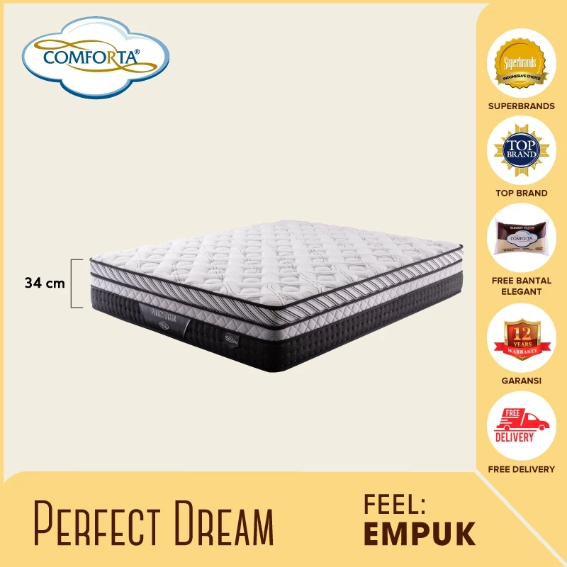 COMFORTA Kasur Springbed Perfect Dream (Matress Only)