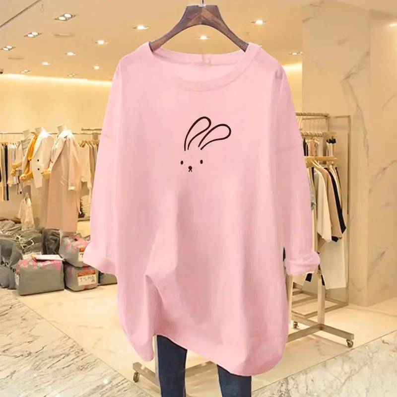 Kaos Oversize Wanita Lengan Panjang/ Kaos Distro WANITA// Kaos Streetwear Oversize / Baju Kaos Distr