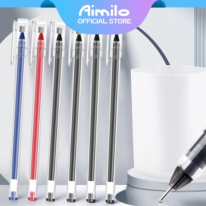 [READY] Aimilo Gel Pen Pulpen Gel 3 Warna 0.5mm 1 PCS