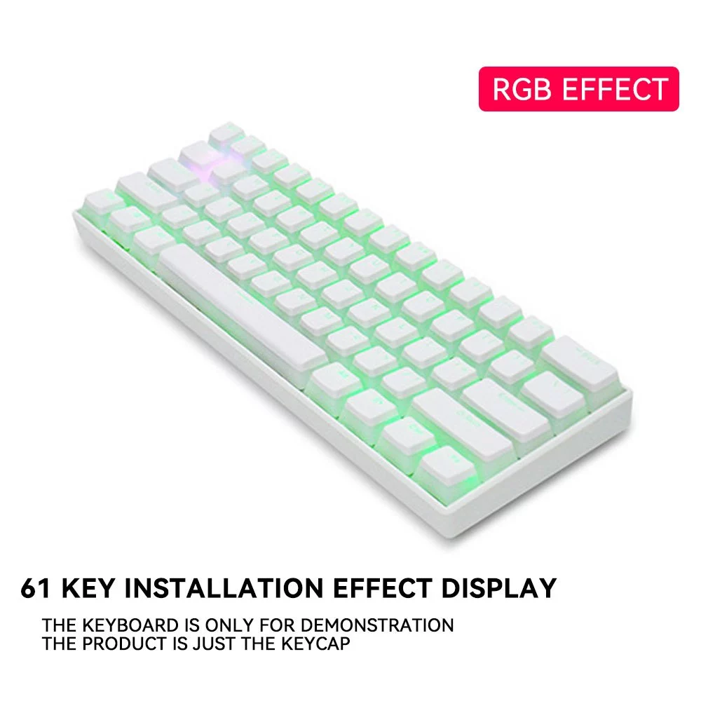 Pbt Pudding Full Set Keycaps Suitable For Royal Kludge All Keyboards, All In Multiple Colors Diy