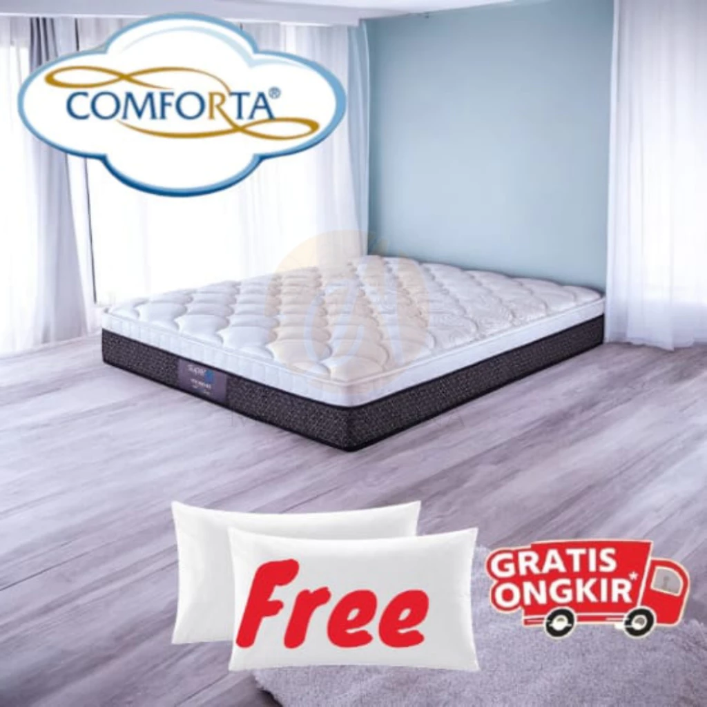 Matras Comforta Superfit Neo Pocket 90 100 120 140 160 180 200, Anti guncang, Nyaman, Extra Lembut