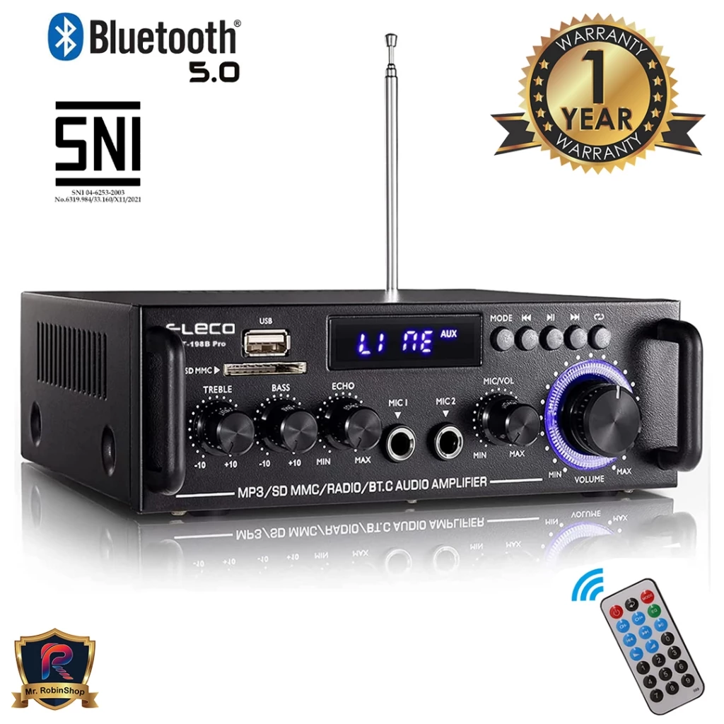 Amplifier Bluetooth EQ Audio