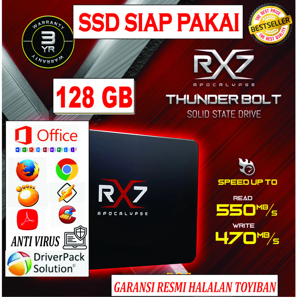 SSD WINDOW 10 SIAP PAKAI