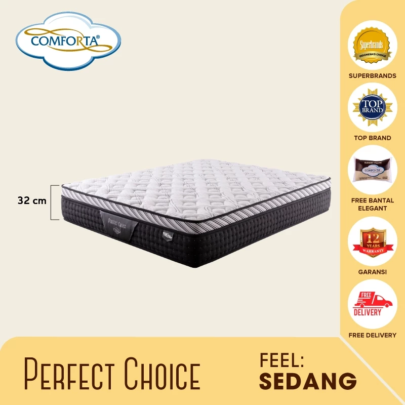 SC COMFORTA Kasur Springbed Perfect Choice (Matress Only)