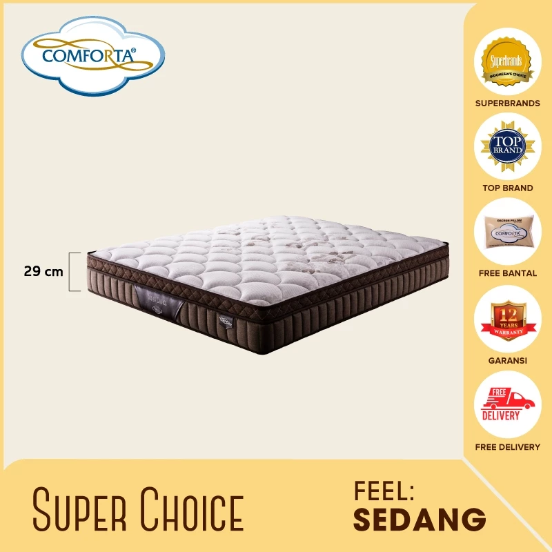 SC COMFORTA Kasur Springbed Super Choice (Matress Only)