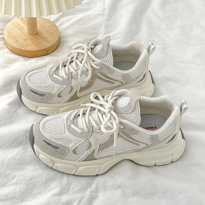 KOII sepatu sneakers putih wanita perempuan olahraga kekinian korea sekolah sport cewek kets