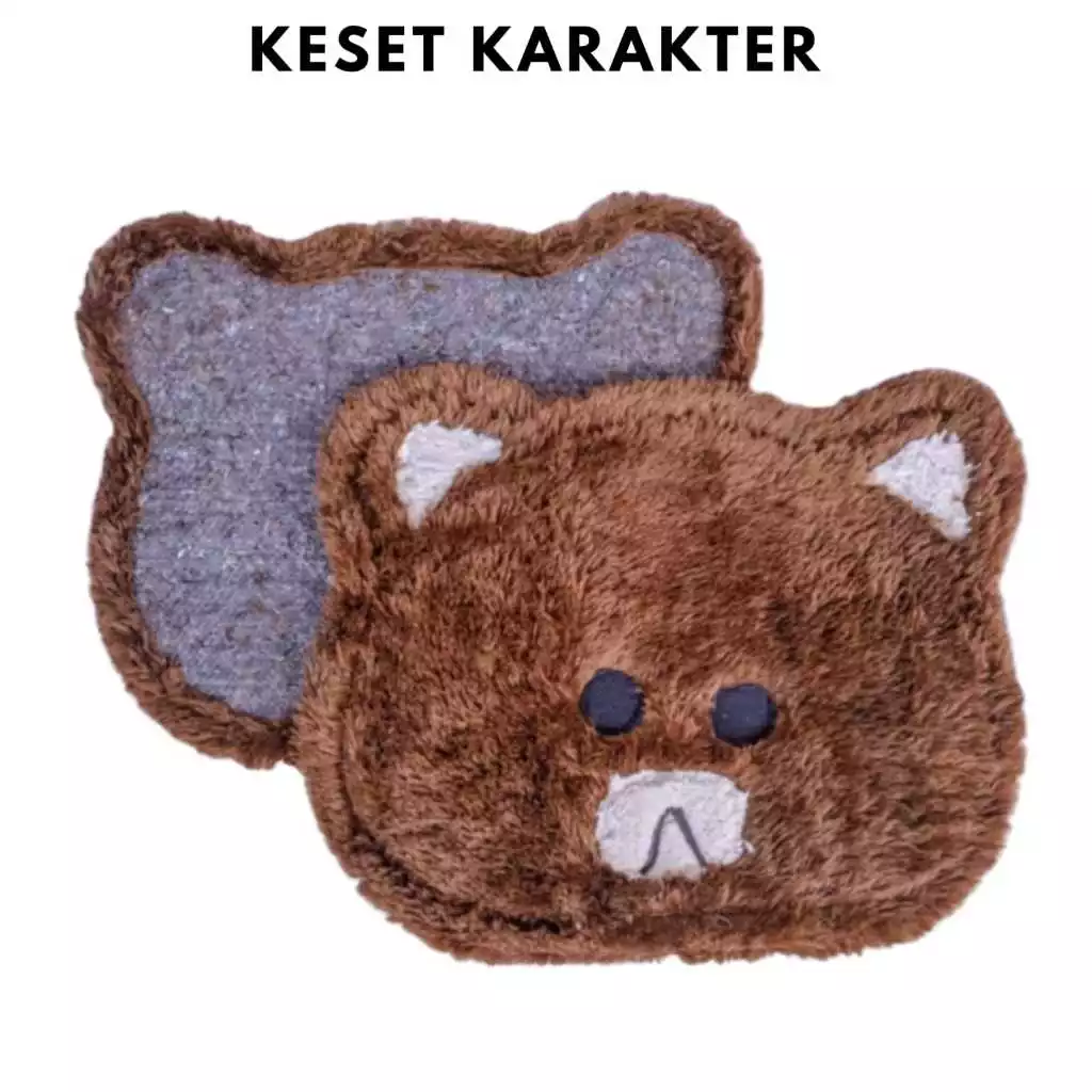 Dialog Keset Rasfur Keset Karakter Lucu Bulu Rasfur Serap Air | Katalog Produk