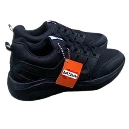TERBARU/SEPATU SEKOLAH HITAM POLOS LAKI LKAI  PEREMPUAN SEPATU PRIA WANITA