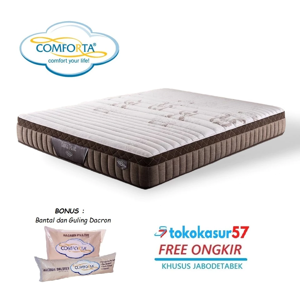 COMFORTA Kasur Springbed Type Super Pedic - Matras Saja
