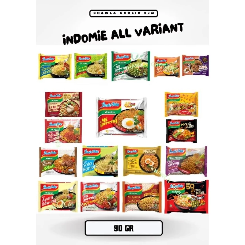 BANJARMASIN - INDOMIE - MIE INSTAN / MIE GORENG / INDOMIE GORENG / INDOMIE COTO MAKASSAR - SEMBAKO