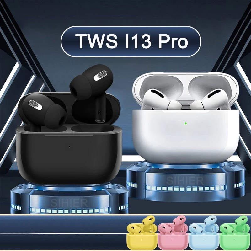 I13 Pro TWS Headset Bluetooth Bass 9D HiFi Stereo Sound