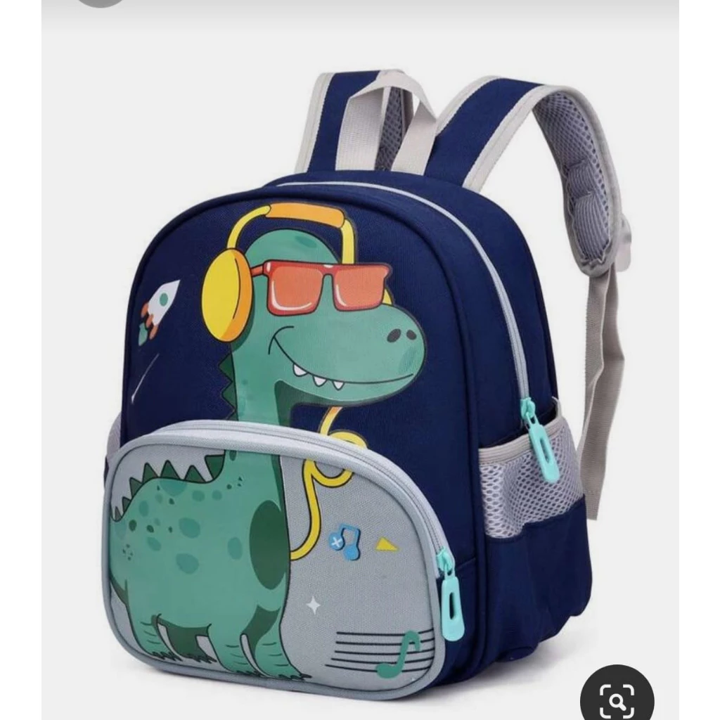 Tas Anak laki laki perempuan Tk paud  Motif Dino Ransel AnaK Sekolah karakter