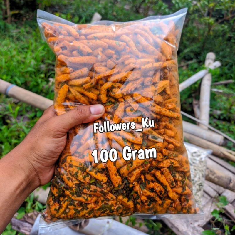 Basreng Pedas Daun Jeruk / Original / Balado 100 Gram