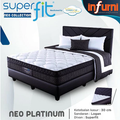SPRINGBED KASUR COMFORTA SUPERFIT NEO PLATINUM / MATTRESS ONLY / SET