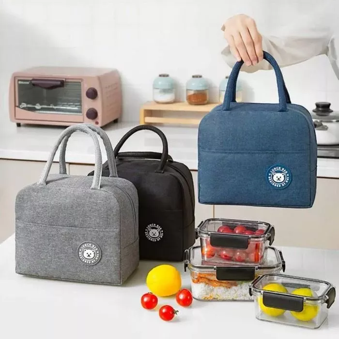 Tas Bekal Karakter/Iconic Insulated Lunch Bag Cooler WAJAH KARTUN -Tas Bekal Makan di Banjarmasin