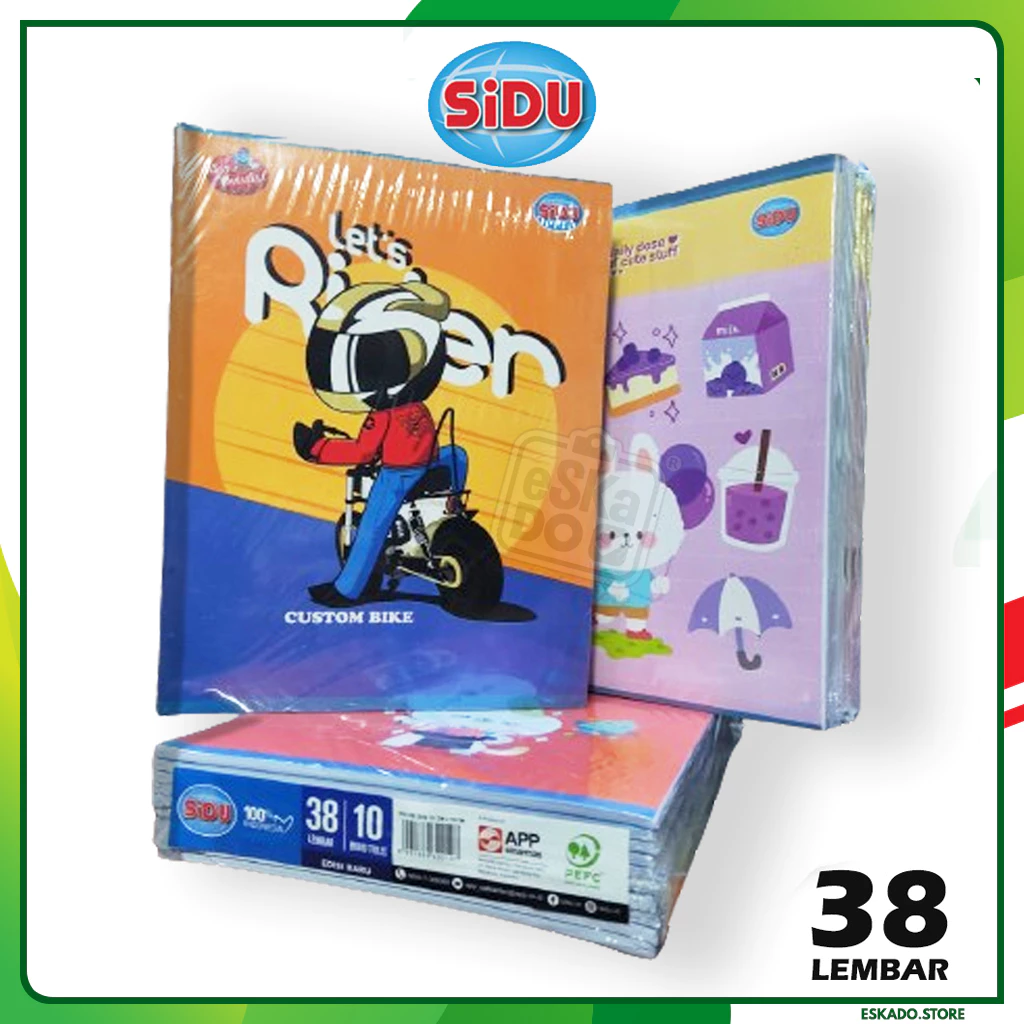Buku Tulis SIDU 38 / Sinar Dunia 38 Lembar