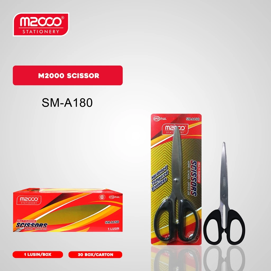 Gunting Kertas High Quality/Stainless Steel Scissors M2000/SM-A180