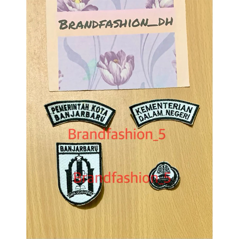 (Ready) Logo | lambang Pemda | Pemkot Banjarbaru |  Dasar putih tulisan hitam