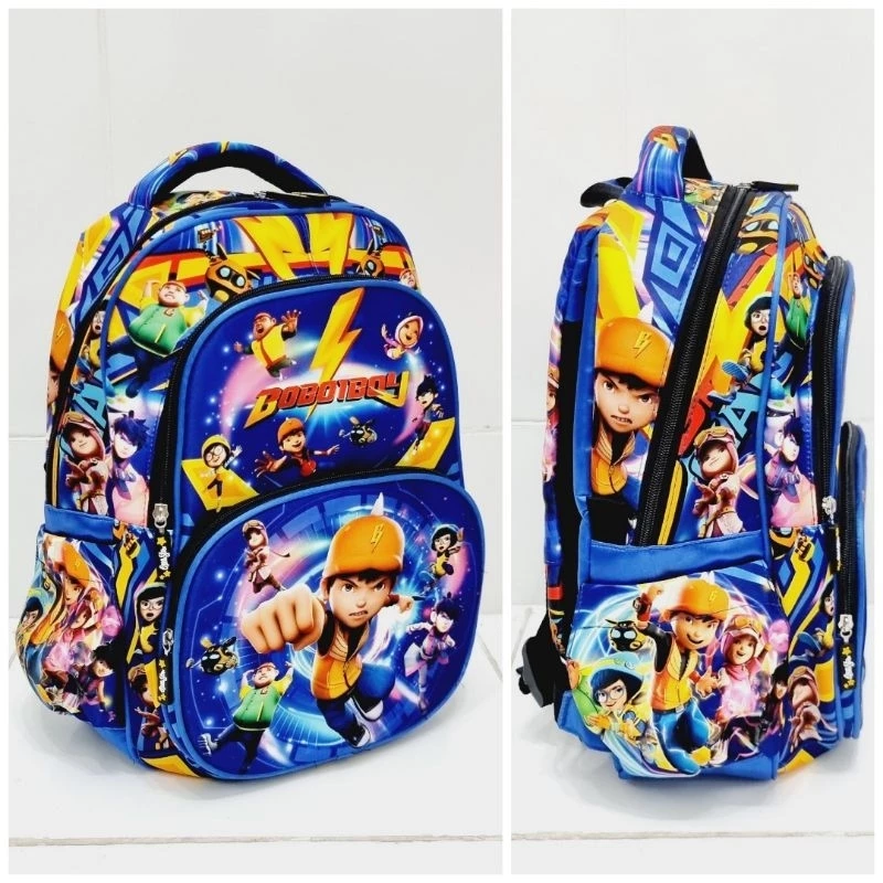 Tas Ransel Sekolah BOBOIBOY uk. 12" - 15" - 18" PAUD - TK - SD